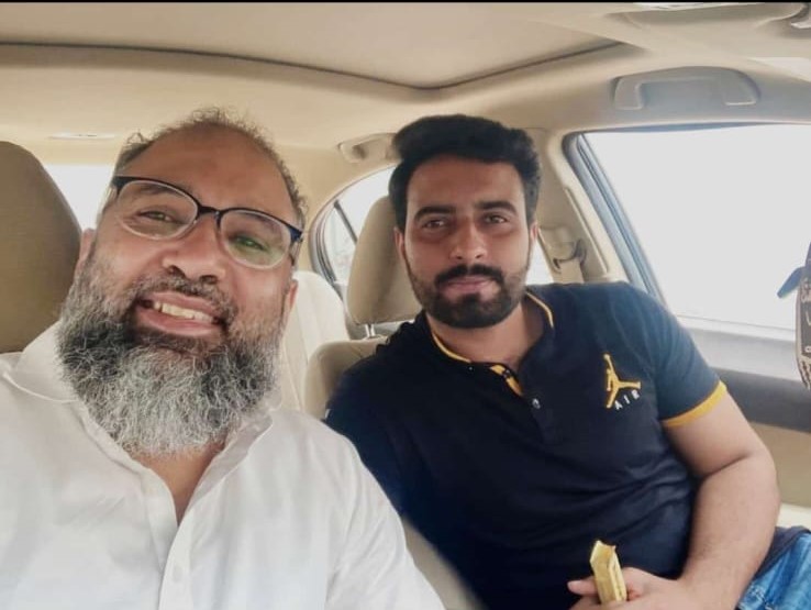 With Ahmad Manzoor 1 With Ahmad Manzoor 1